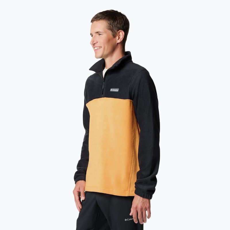 Columbia ανδρικό Steens Mountain Half Zip sunstone / μαύρο φούτερ 4