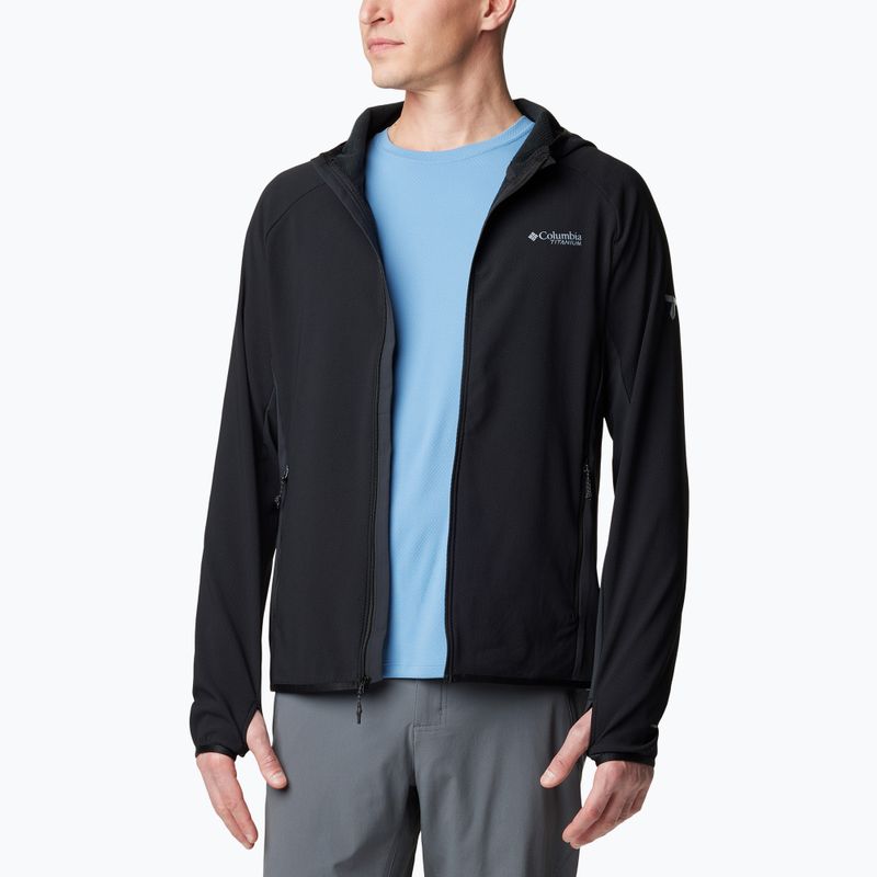 Columbia Spectre Ridge Tech Fleece ανδρικό φούτερ μαύρο 3