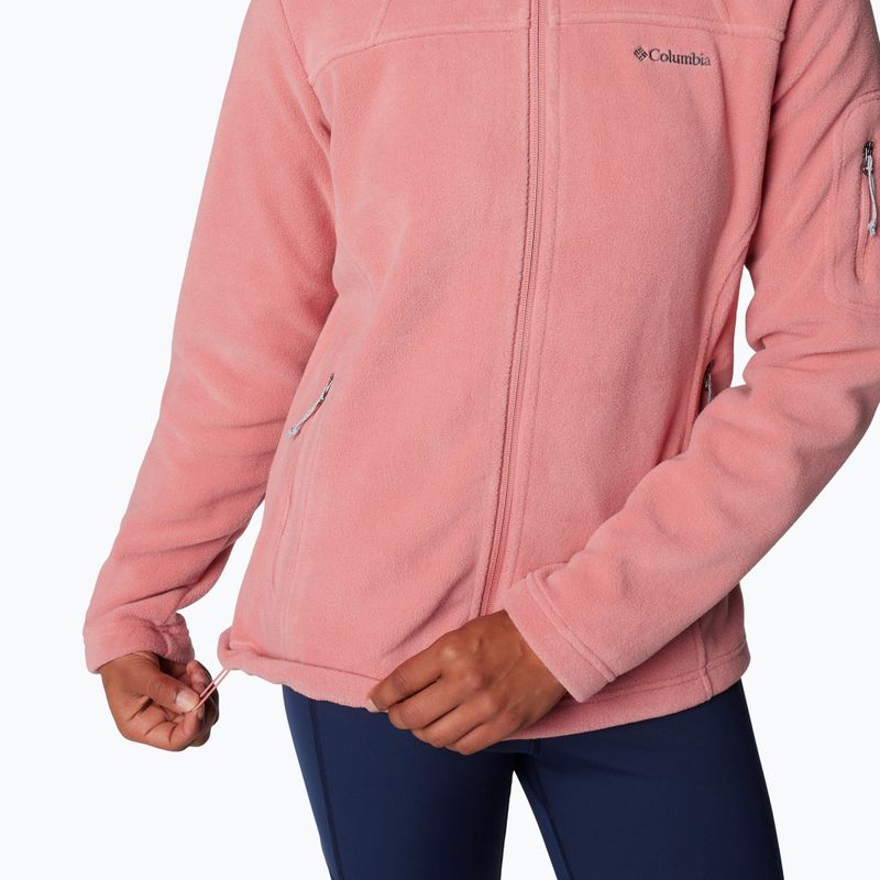 Columbia Fast Trek II γυναικείο fleece φούτερ ροζ αγαύη 6