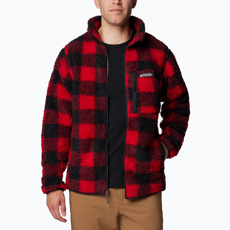 Ανδρικό Columbia Winter Pass Printed Fleece mountain red check 3