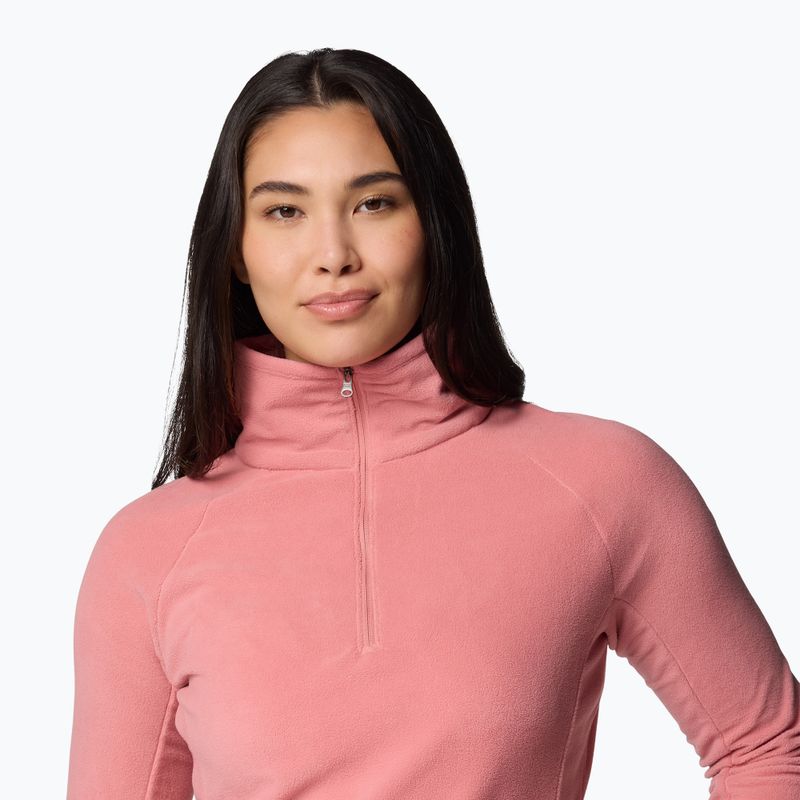 Γυναικείο φούτερ φλις Columbia Glacial IV 1/2 Zip pink agave 5