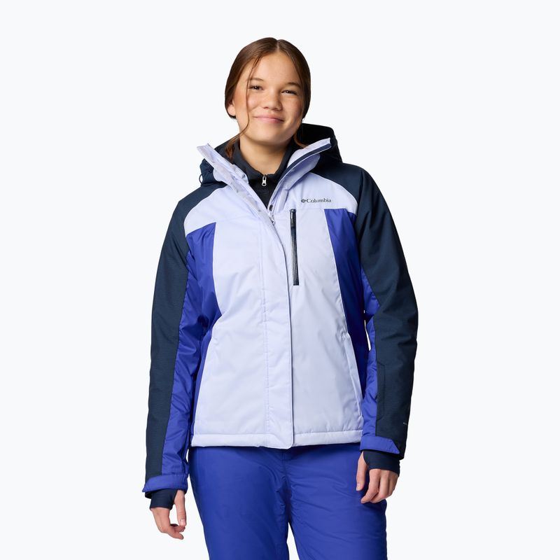 Γυναικείο μπουφάν για σκι Columbia Snowy Summit Ins snowdrift/clematis blue/coll navy cdye