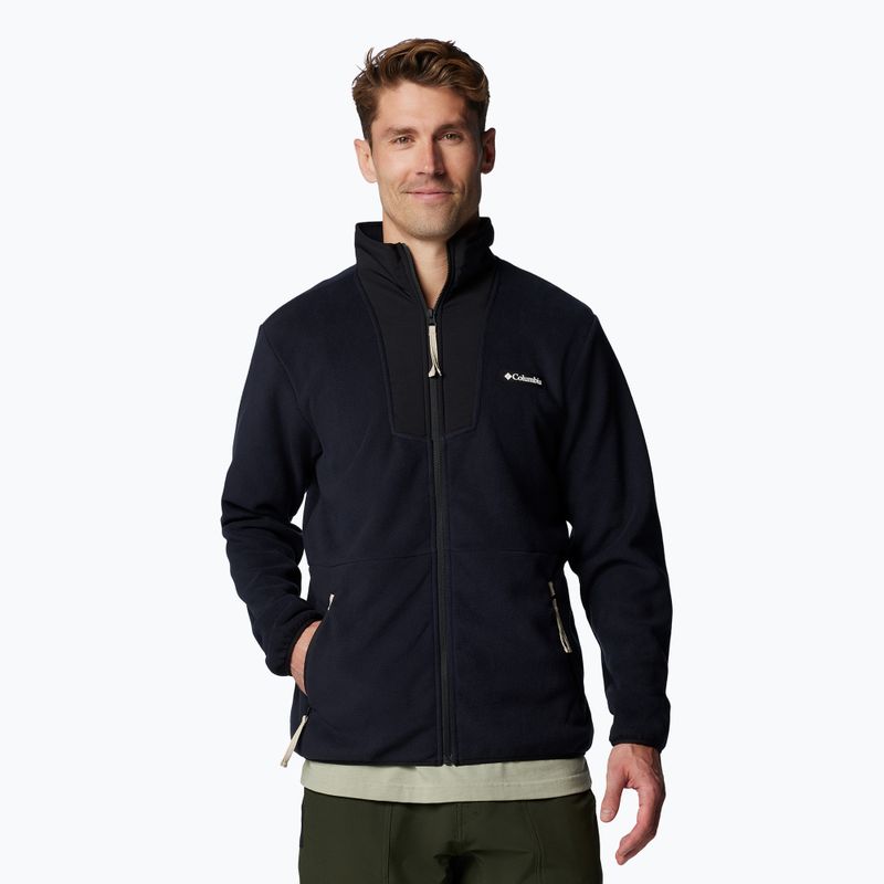 Columbia ανδρικό φούτερ Sequoia Grove FZ Fleece μαύρο