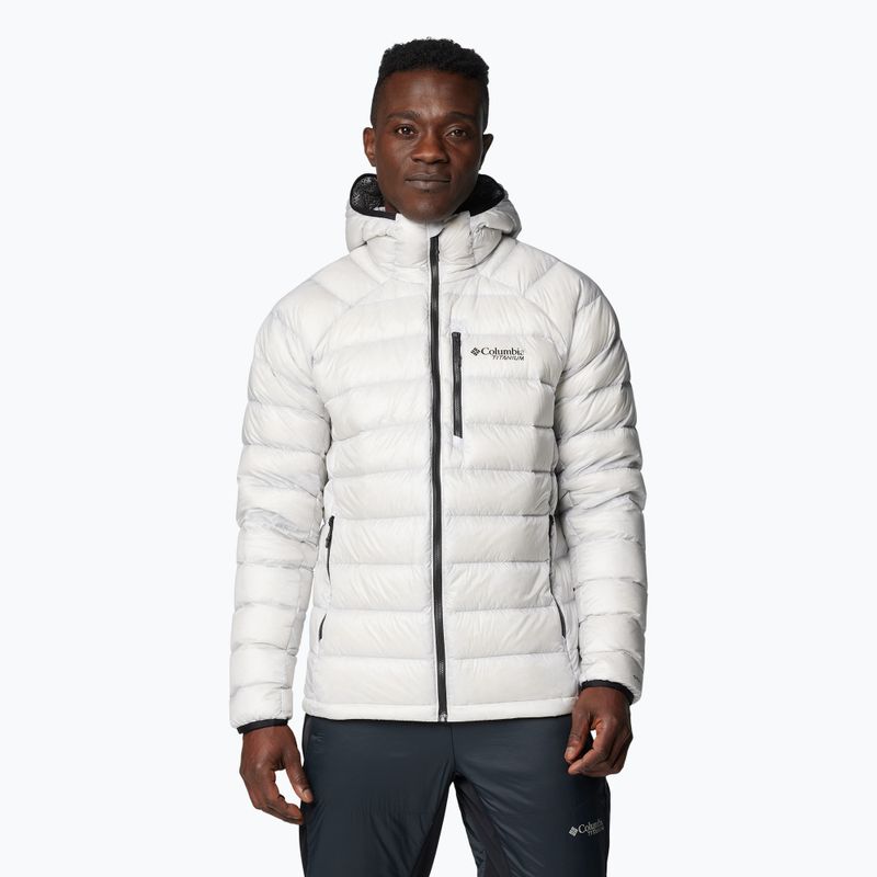 Ανδρικό μπουφάν Columbia Arctic Crest Down Jacket με κουκούλα nimbus γκρι