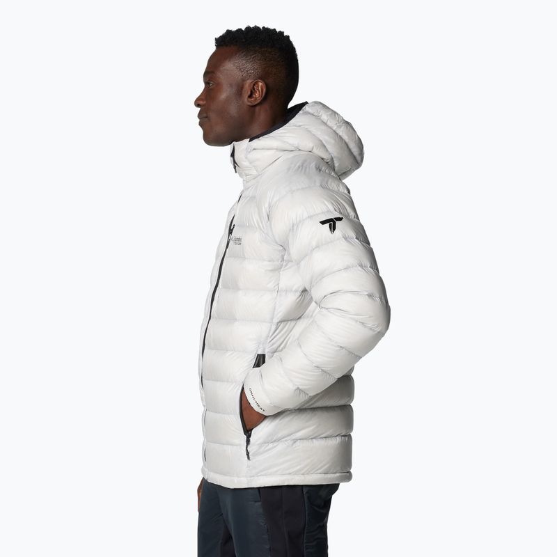 Ανδρικό μπουφάν Columbia Arctic Crest Down Jacket με κουκούλα nimbus γκρι 5