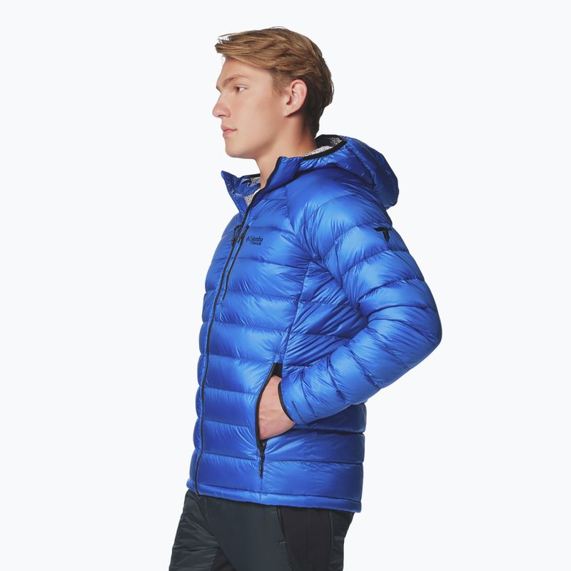 Ανδρικό μπουφάν Columbia Arctic Crest Down με κουκούλα Mountain Blue Jacket 4