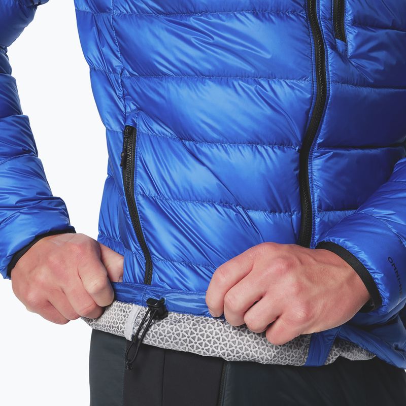 Ανδρικό μπουφάν Columbia Arctic Crest Down με κουκούλα Mountain Blue Jacket 7