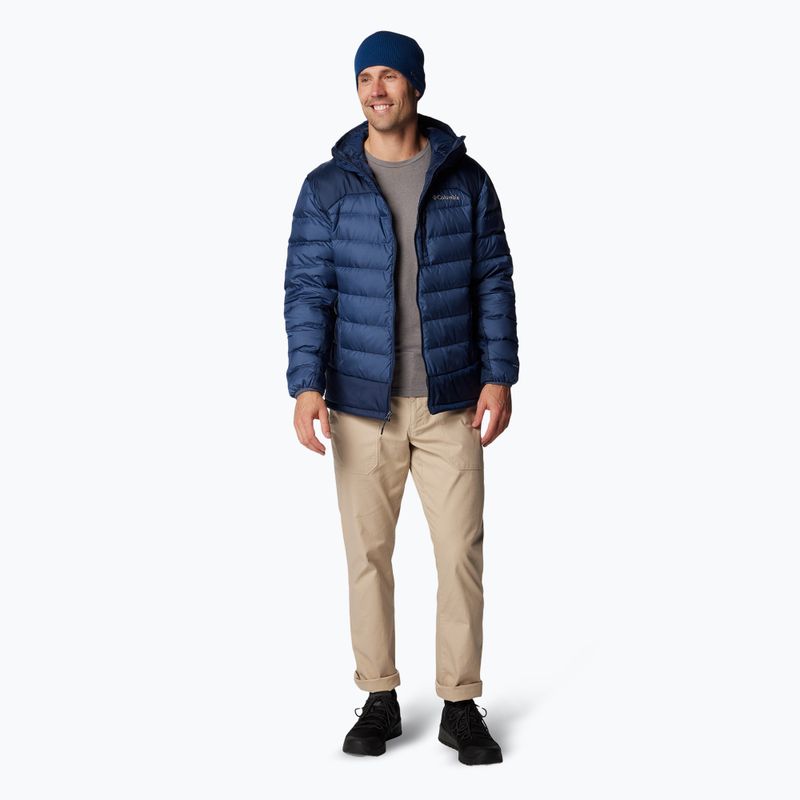 Ανδρικό Columbia Autumn Park II Down Hooded μπουφάν με κουκούλα dark mountain/ collegiate navy 2