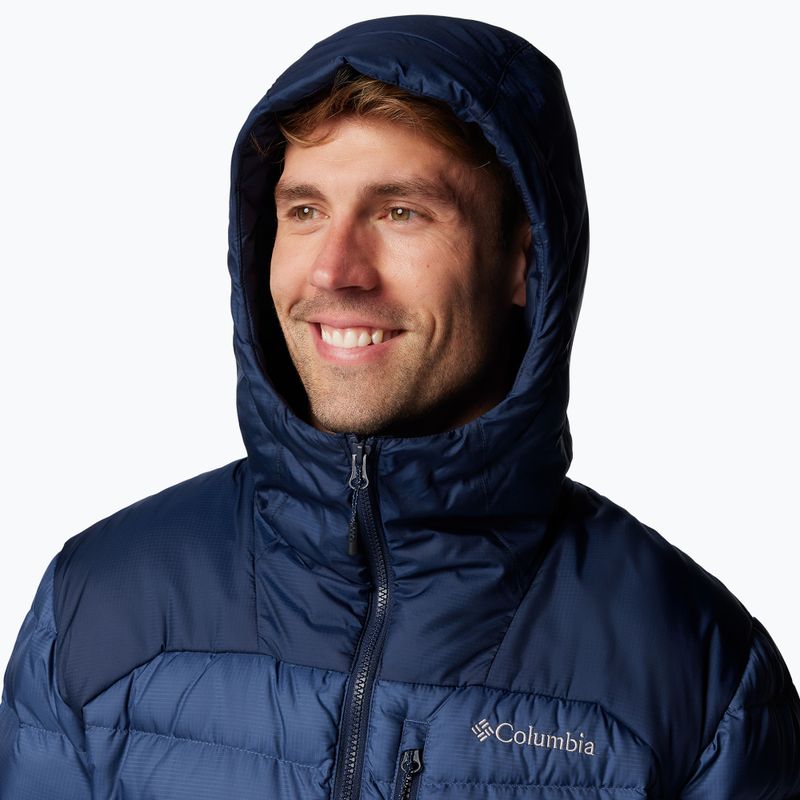 Ανδρικό Columbia Autumn Park II Down Hooded μπουφάν με κουκούλα dark mountain/ collegiate navy 6