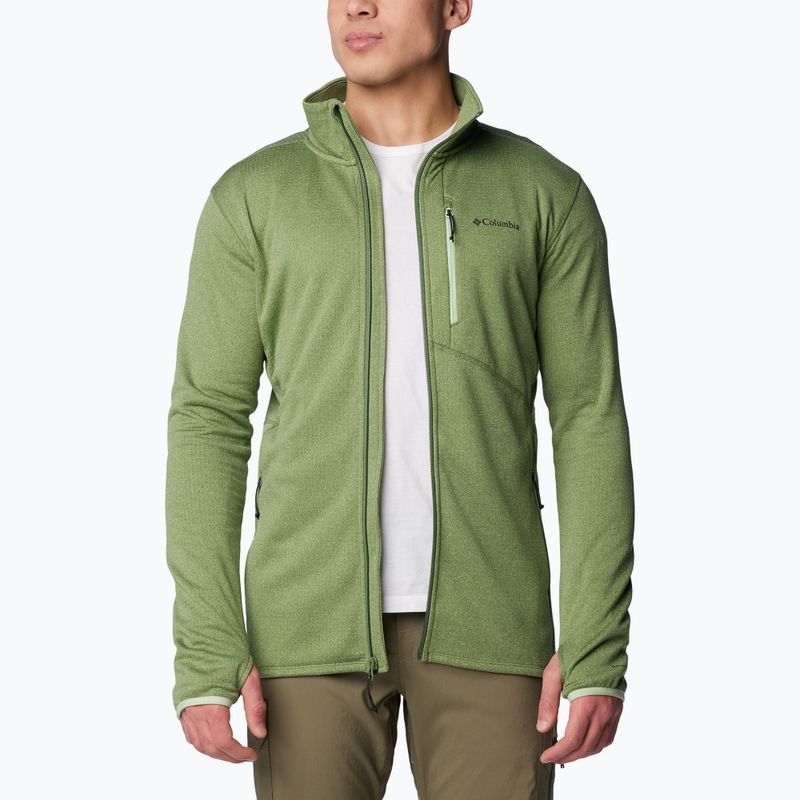 Columbia ανδρικό ανδρικό Park View Fleece FZ canteen heather trekking φούτερ 5