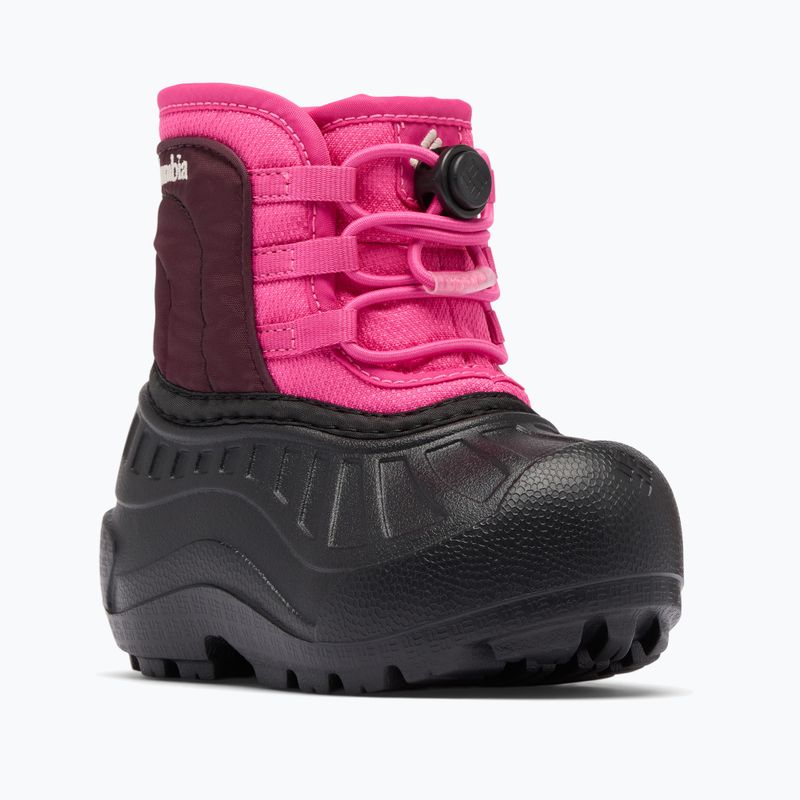 Columbia Powderbug Snowlite Lace pink ice/ moonvista παιδικές μπότες χιονιού 8