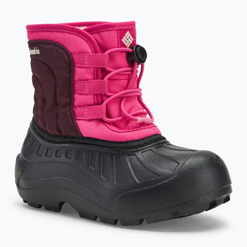 Παιδικές μπότες χιονιού Columbia Youth Powderbug Snowlite pink ice/moonvista