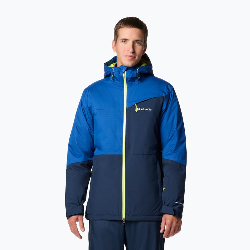 Ανδρικό μπουφάν για σκι Columbia Iceberg Point II collegiate navy/mountain blue