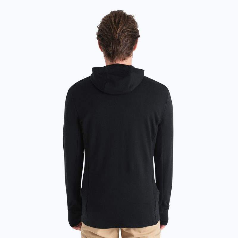 Ανδρικό Icebreaker Merino 260 Quantum IV Zip Hoodie μαύρο 3