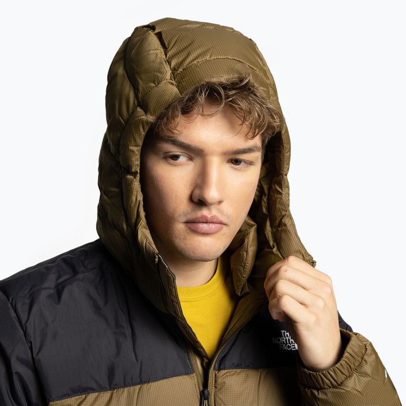 Ανδρικό πουπουλένιο μπουφάν The North Face Diablo Down Hoodie καφέ NF0A4M9L 5