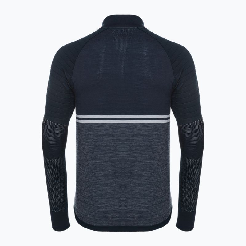 Ανδρικό θερμικό φούτερ Smartwool Intraknit Merino Tech 1/4 Zip navy blue SW016670092 2