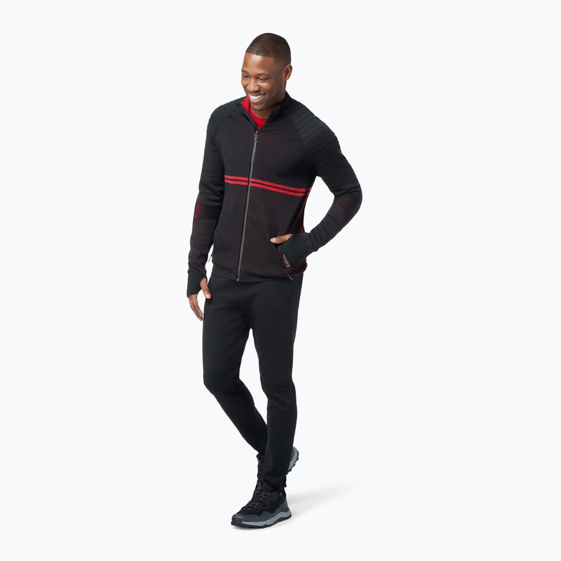 Ανδρικό θερμικό φούτερ Smartwool Intraknit Merino Tech Full Zip μαύρο SW016671001 2