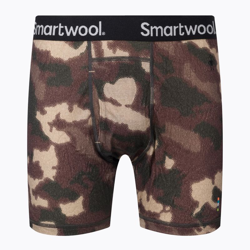 Ανδρικά Smartwool Merino Print Boxer Brief Boxed camo SW015151K95 θερμικά μποξεράκια