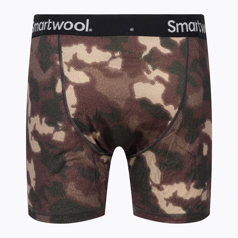 Ανδρικά Smartwool Merino Print Boxer Brief Boxed camo SW015151K95 θερμικά μποξεράκια 2