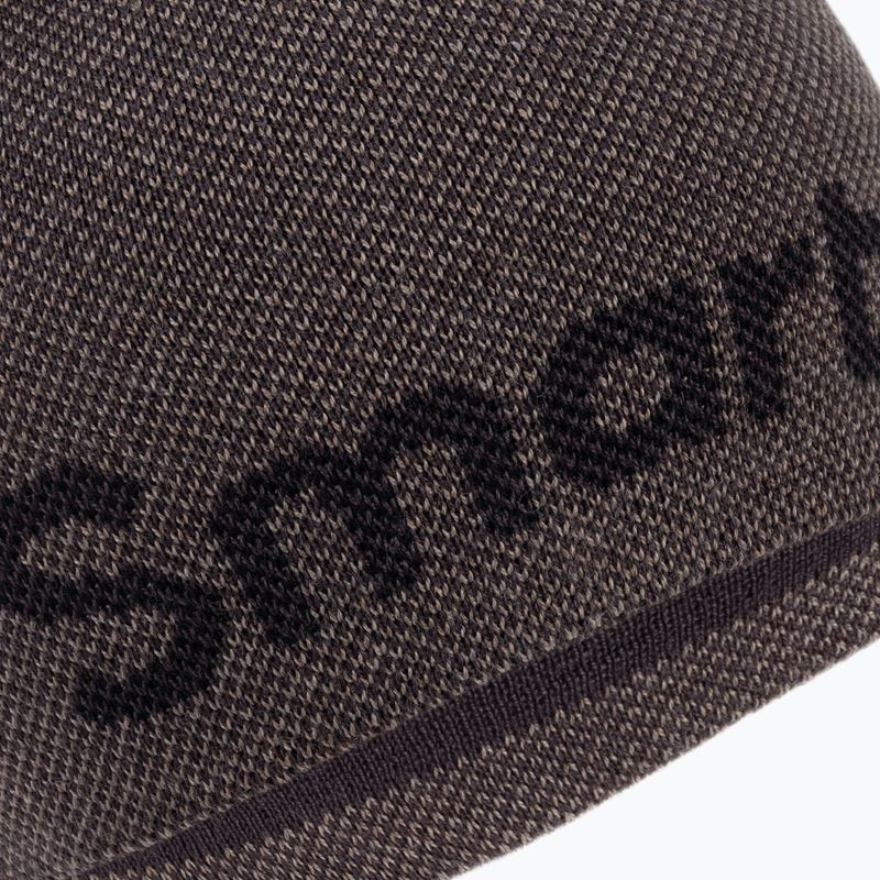 Smartwool Lid Logo χειμερινός σκούφος γκρι SW011441G57 4