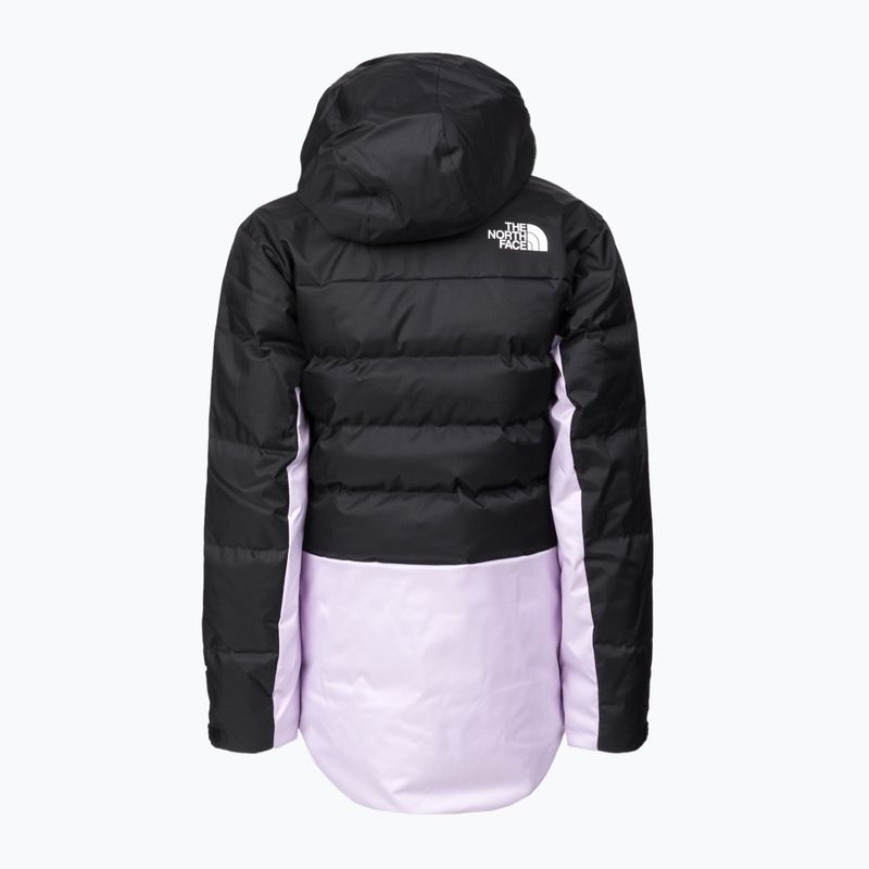 The North Face Pallie Down παιδικό μπουφάν μαύρο και μοβ NF0A7UN56S11 2