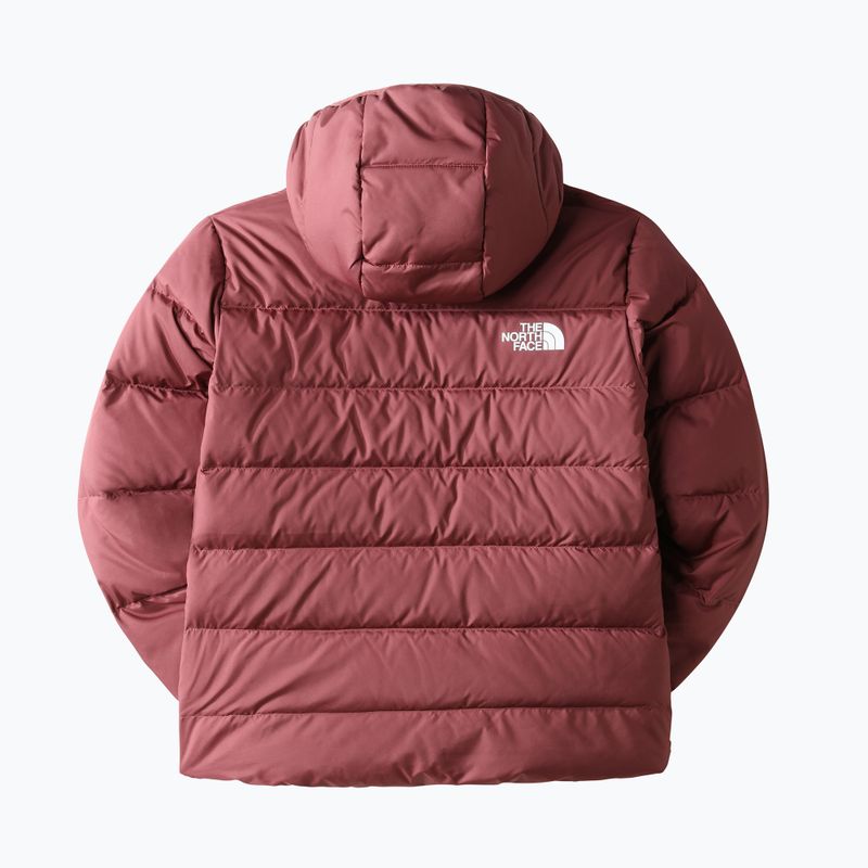 Παιδικό πουπουλένιο μπουφάν The North Face Printed Revrs North Down Hooded ροζ NF0A7WOY6R41 2