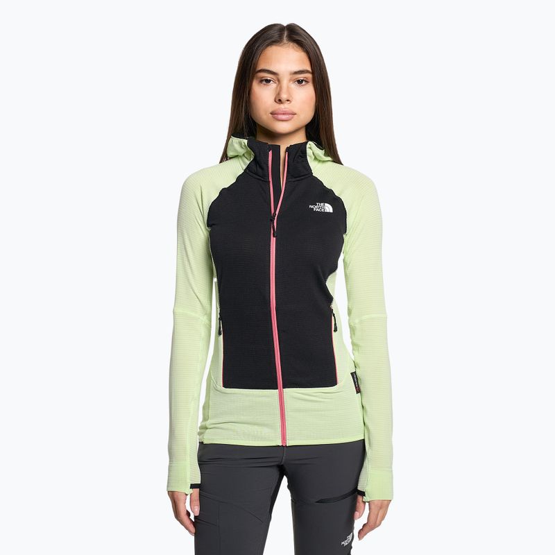 Γυναικείο fleece φούτερ The North Face Bolt Polartec Hoodie μαύρο-πράσινο NF0A825JRK21