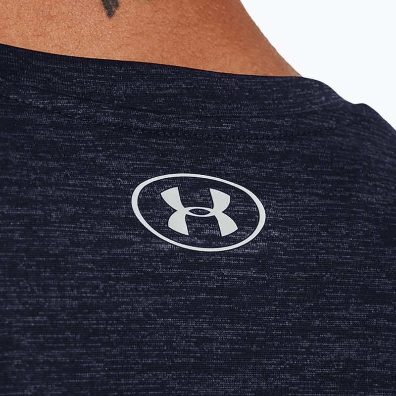 Under Armour Tech SSC γυναικείο προπονητικό t-shirt midnight navy/cadet/metallic silver 3