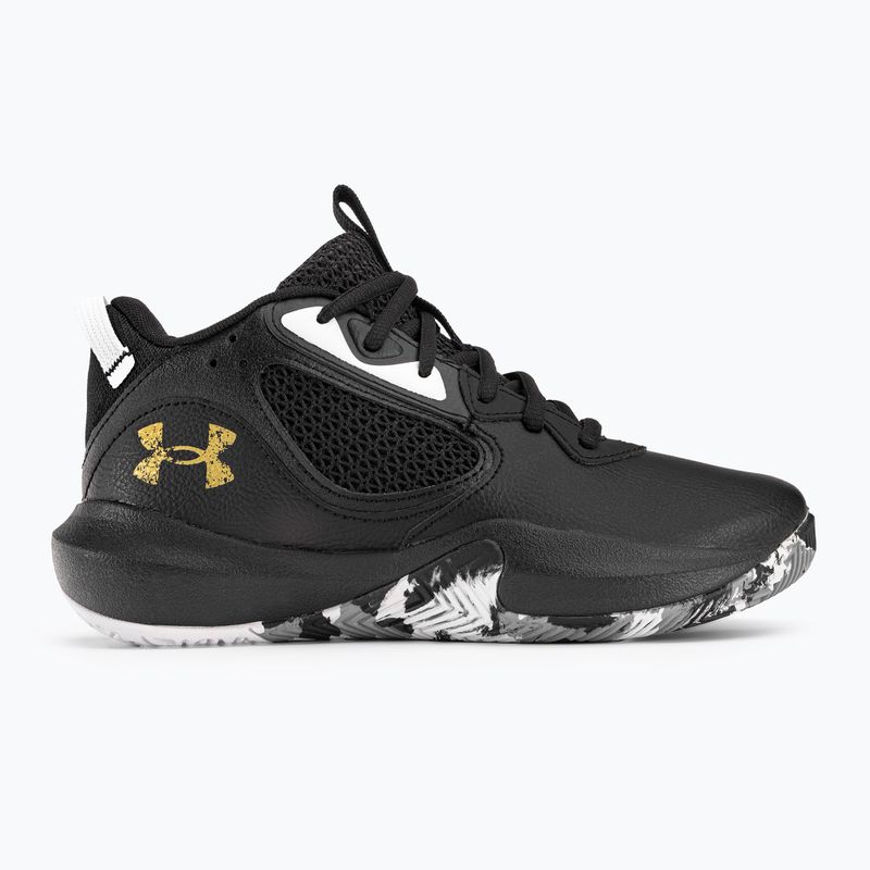 Under Armour GS Lockdown 6 παιδικά παπούτσια μπάσκετ μαύρο 3025617 2