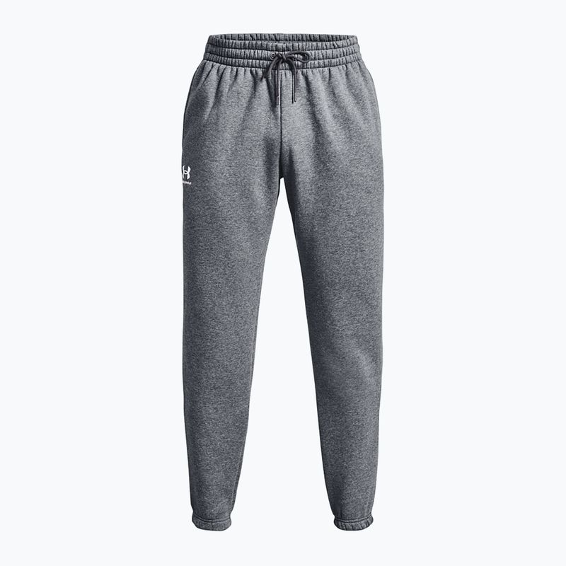 Under Armour Essential Fleece Joggers ανδρικό παντελόνι προπόνησης pitch gray medium heather/white 5