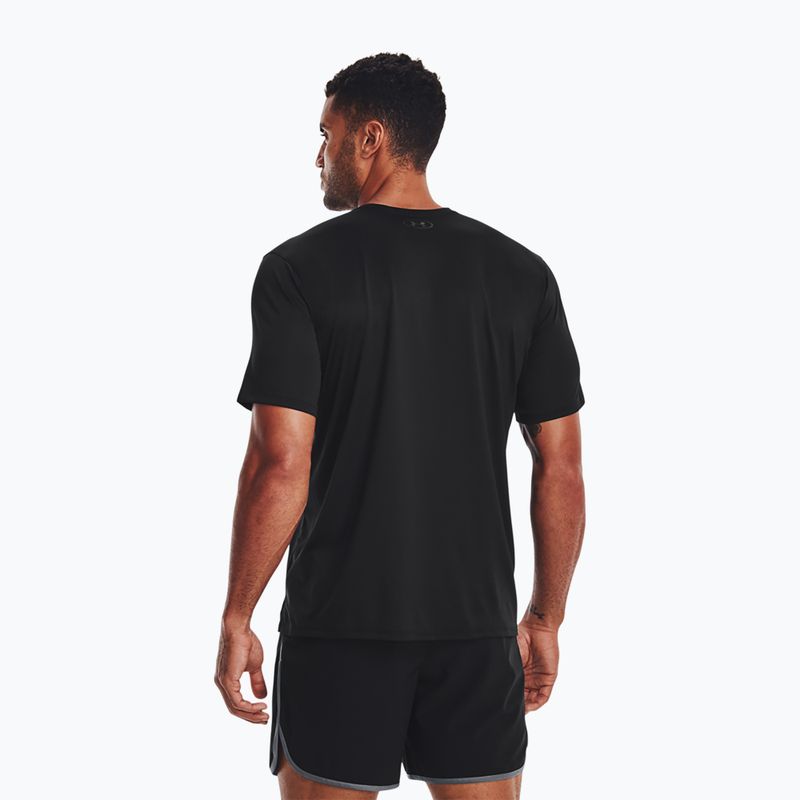 Under Armour Tech Vent SS ανδρικό μπλουζάκι προπόνησης μαύρο 1376791 3