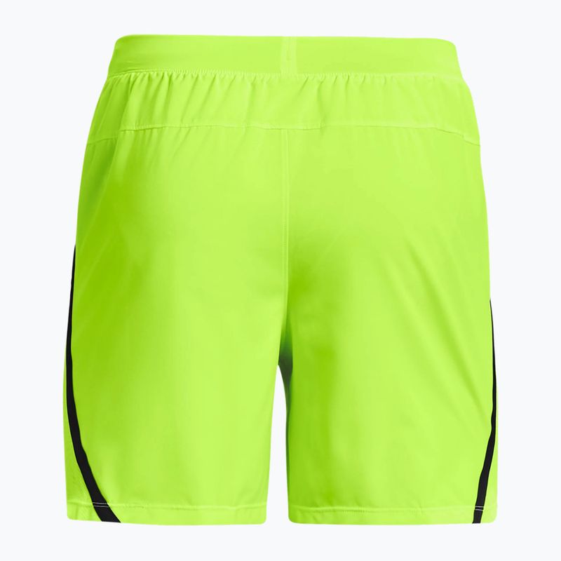 Under Armour Launch Sw 5'' ανδρικό σορτς για τρέξιμο πράσινο 1361492-369 4