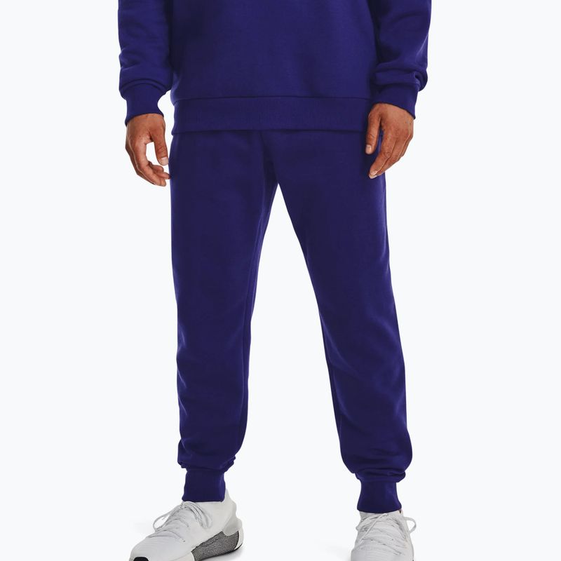 Under Armour ανδρικό παντελόνι προπόνησης Rival Fleece Joggers navy blue 1357128