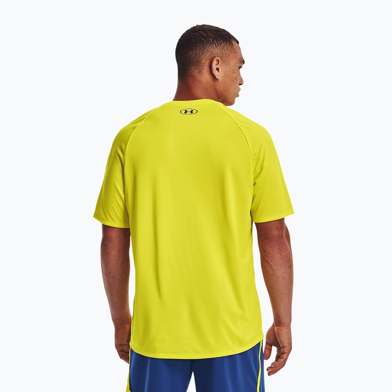 Under Armour Tech 2.0 SS ανδρικό μπλουζάκι προπόνησης μαύρο 1326413-799 2