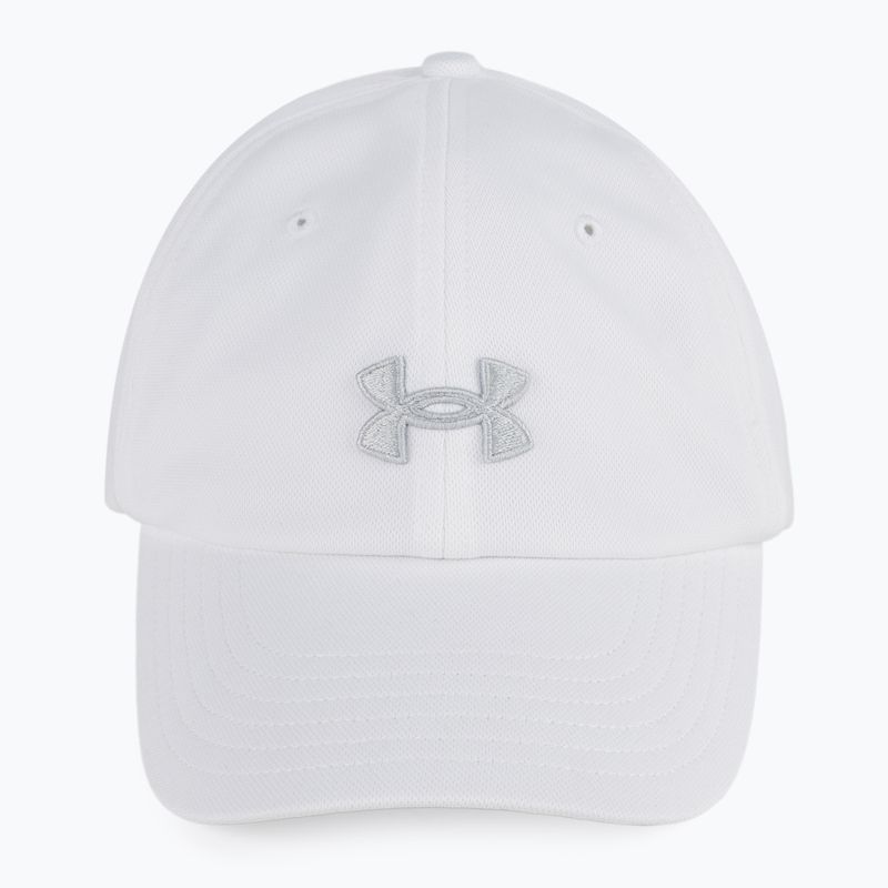 Under Armour Blitzing Adj γυναικείο καπέλο μπέιζμπολ λευκό 1376705 4