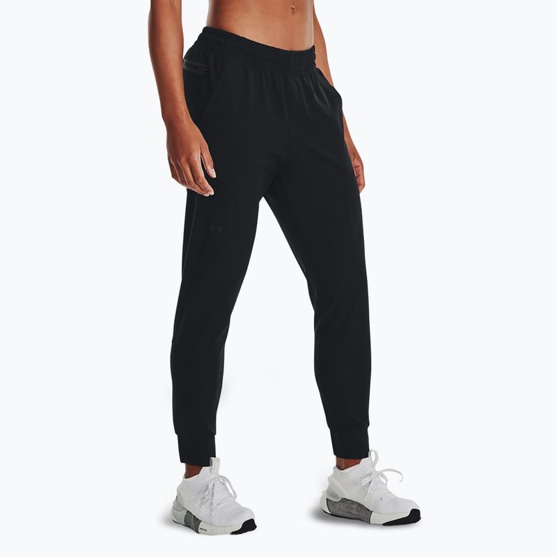 Under Armour Unstoppable Jogger γυναικείο παντελόνι προπόνησης μαύρο/μαύρο