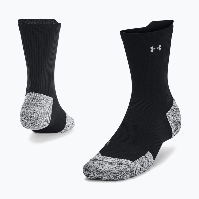 Under Armour Ad Run Cushion 1Pk Mid κάλτσες τρεξίματος μαύρες 1376076