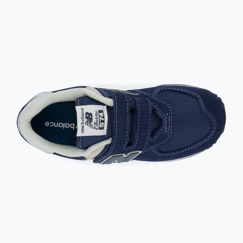 New Balance 574's V1 navy παιδικά παπούτσια 5