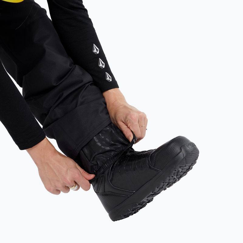 Γυναικείο παντελόνι snowboard Volcom Bridger Ins μαύρο 5