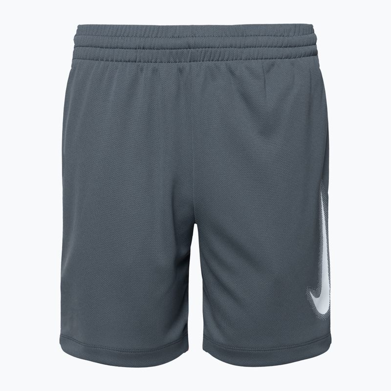 Παιδικό σορτς Nike Dri-Fit Multi smoke grey/white/white