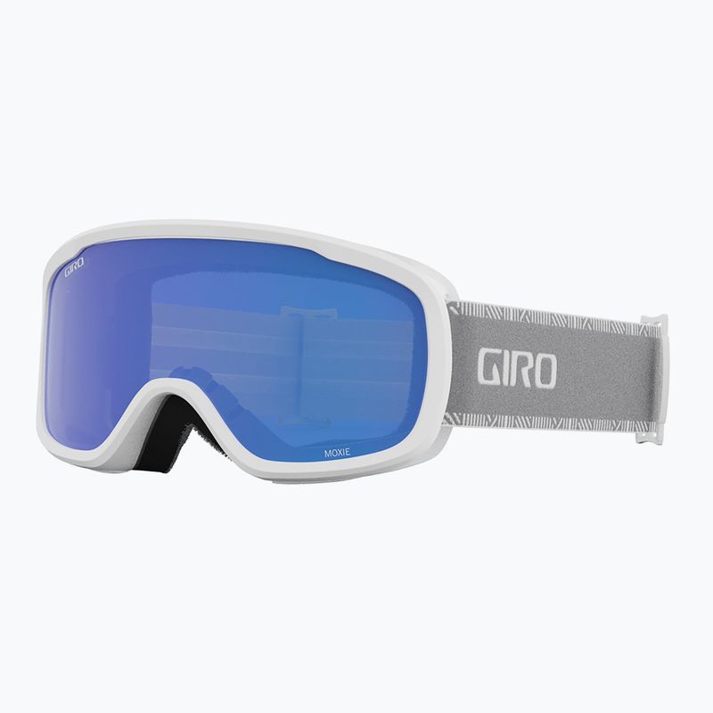 Γυναικεία μάσκα σκι Giro Moxie white & grey chute/ cobalt/ yellow