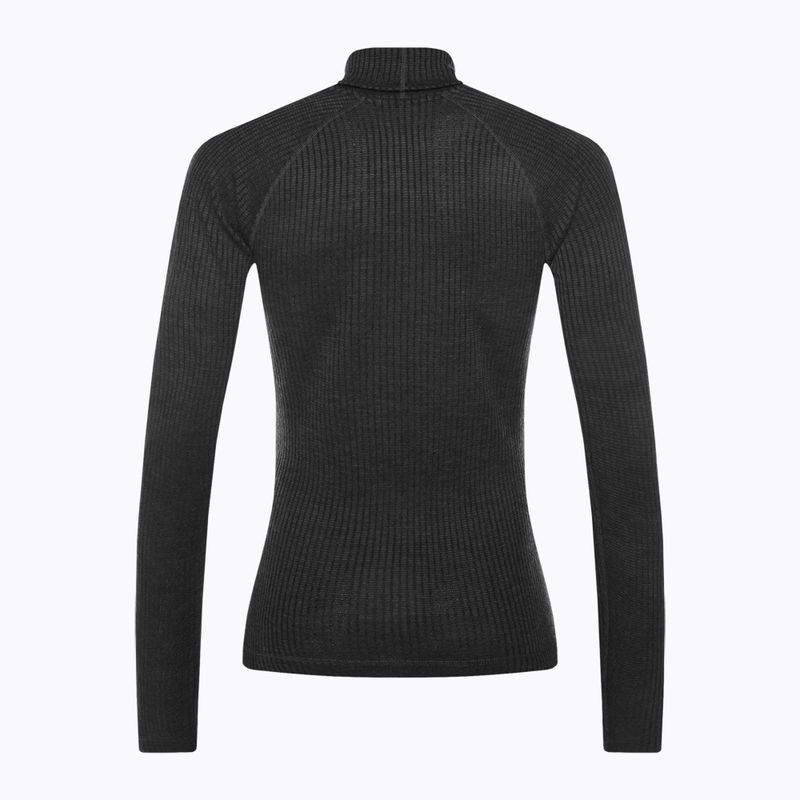 Γυναικείο Smartwool Thermal Merino Rib Turtleneck T-shirt μαύρο SW016690010 2