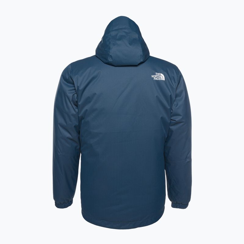 Ανδρικό μπουφάν βροχής The North Face Quest Insulated shady blue/black heather 2