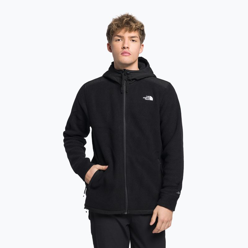 Ανδρικό fleece φούτερ The North Face Alpine Polartec 200 FZ με κουκούλα μαύρο NF0A7UJ7KX71