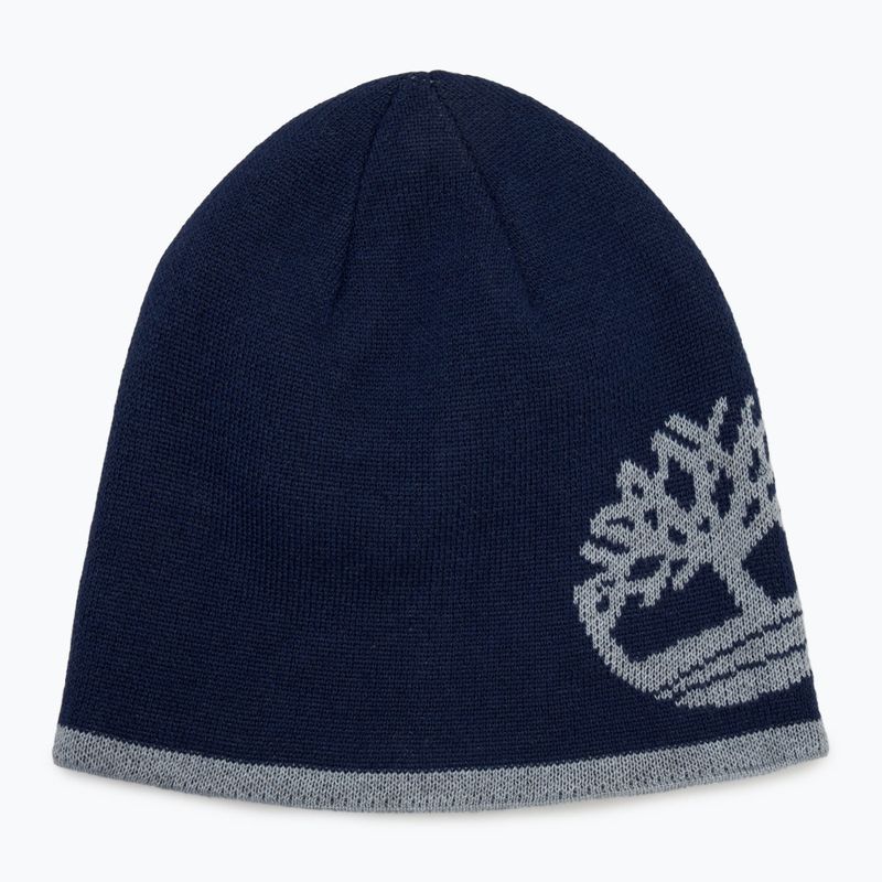 Ανδρικός χειμερινός σκούφος Timberland Reversible Logo Beanie peacoat