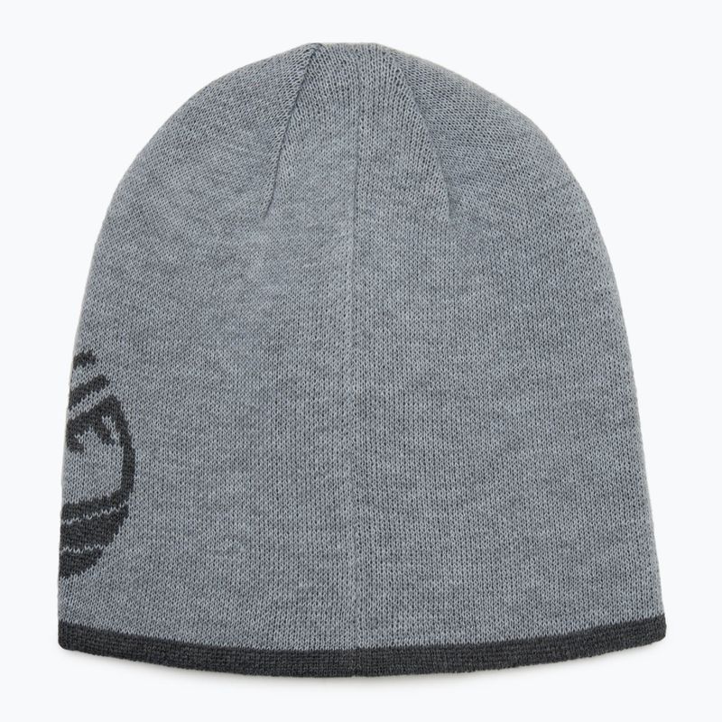 Ανδρικός χειμερινός σκούφος Timberland Reversible Logo Beanie light grey heather 3