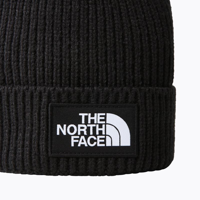 The North Face TNF Box Logo Cuffed cap μαύρο NF0A7WGCJK31 5