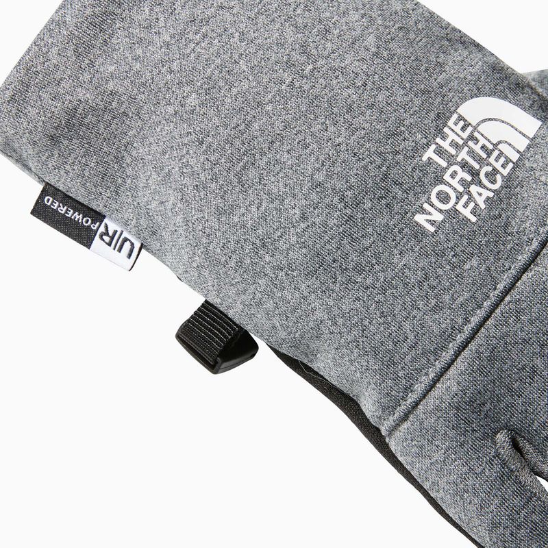 Παιδικά γάντια πεζοπορίας The North Face Recycled Etip medium grey heather 9