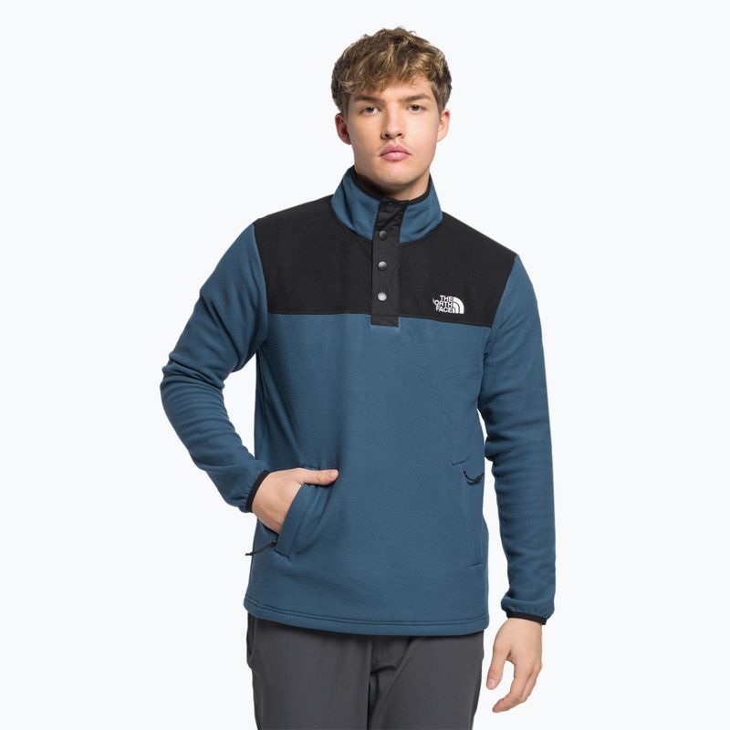 Ανδρικό fleece φούτερ The North Face Homesafe Snap Neck Fleece Pullover μπλε NF0A55HMMPF1