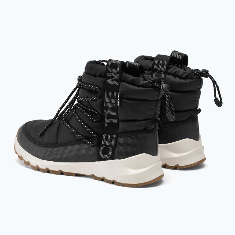 Γυναικείες μπότες πεζοπορίας The North Face Thermoball Lace Up μαύρο/gardenia λευκό 3